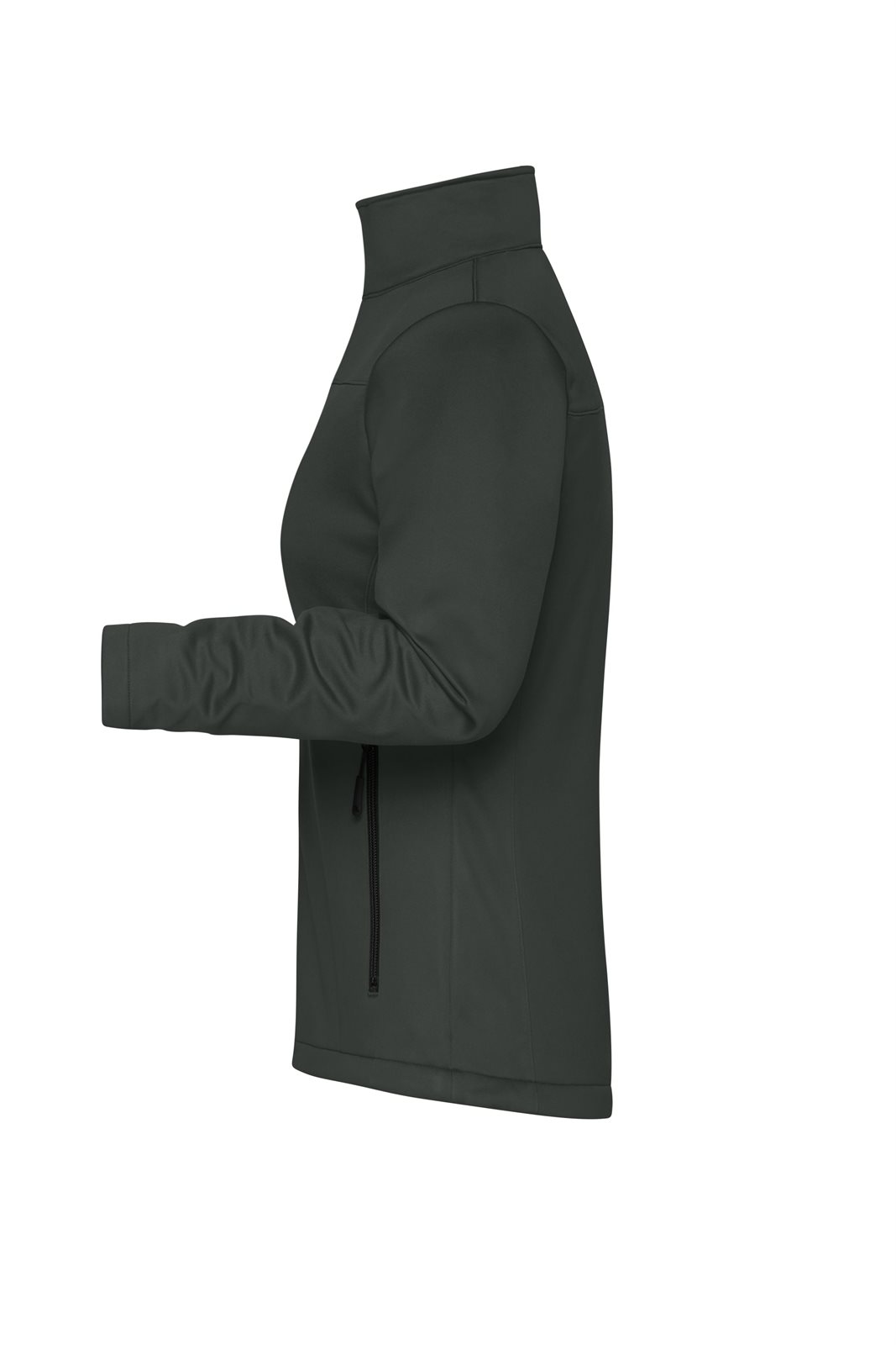 Jacke Damen Grau – Ladies' Softshell Jacket GRS, Detailansicht