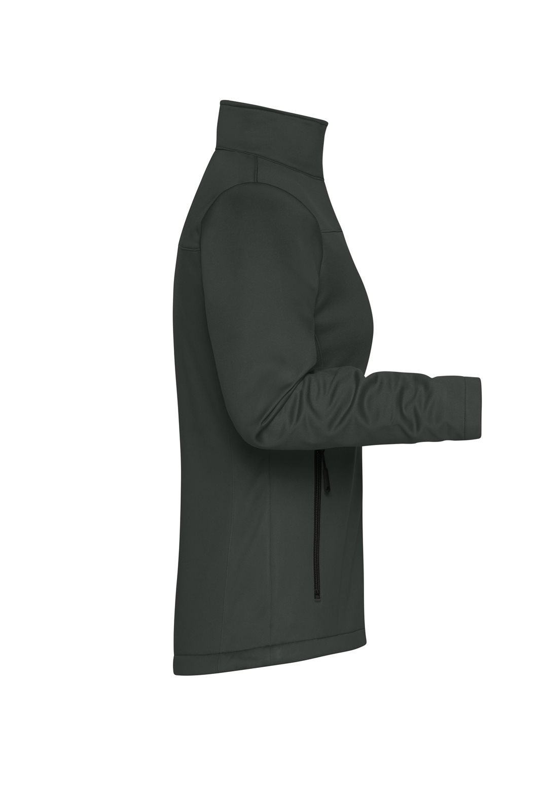 Jacke Damen Grau – Ladies' Softshell Jacket GRS, Detailansicht