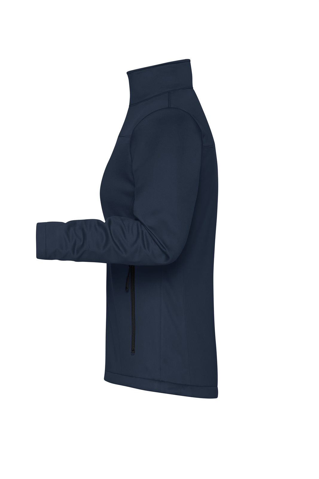 Jacke Damen Blau – Ladies' Softshell Jacket GRS, Detailansicht