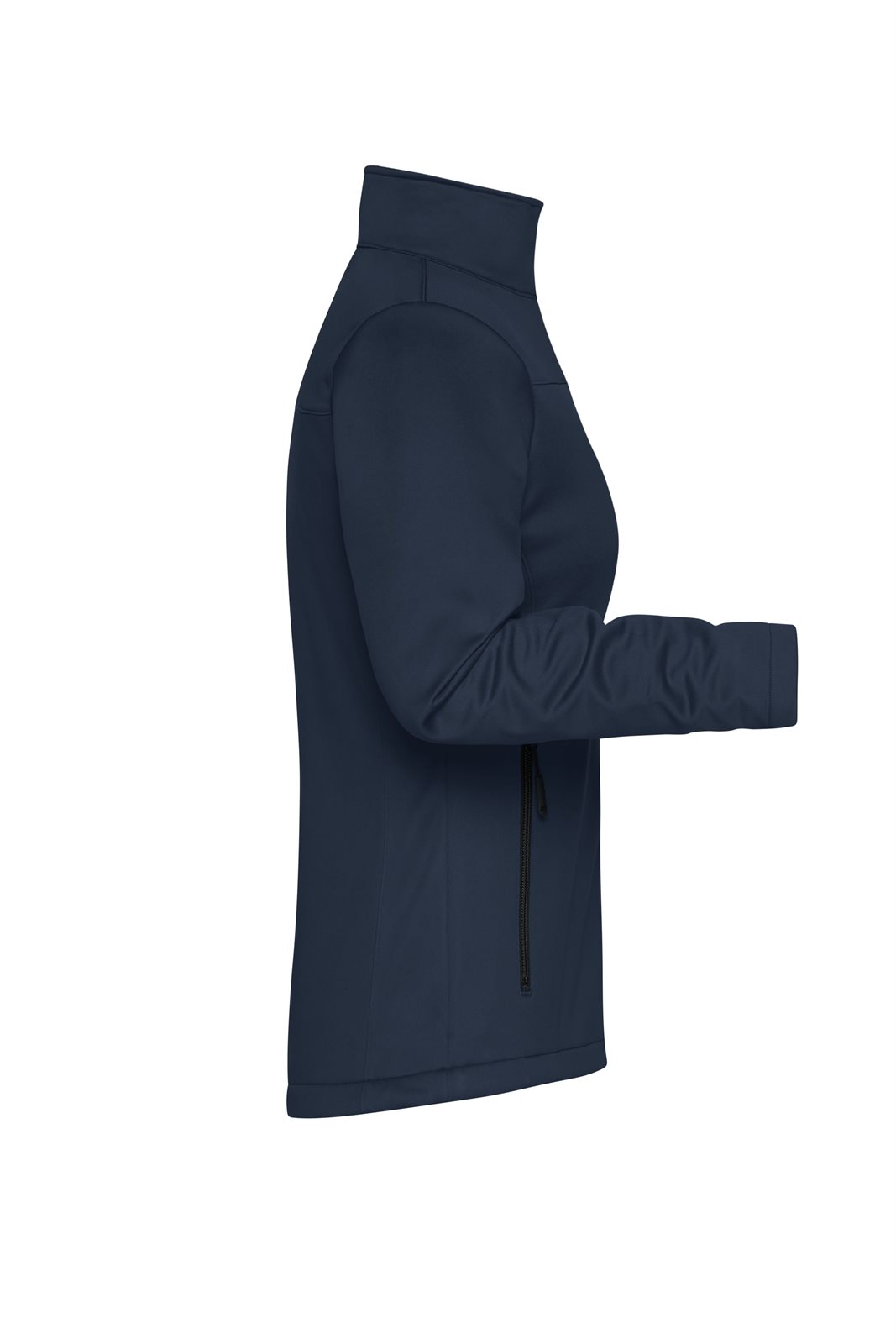Jacke Damen Blau – Ladies' Softshell Jacket GRS, Detailansicht