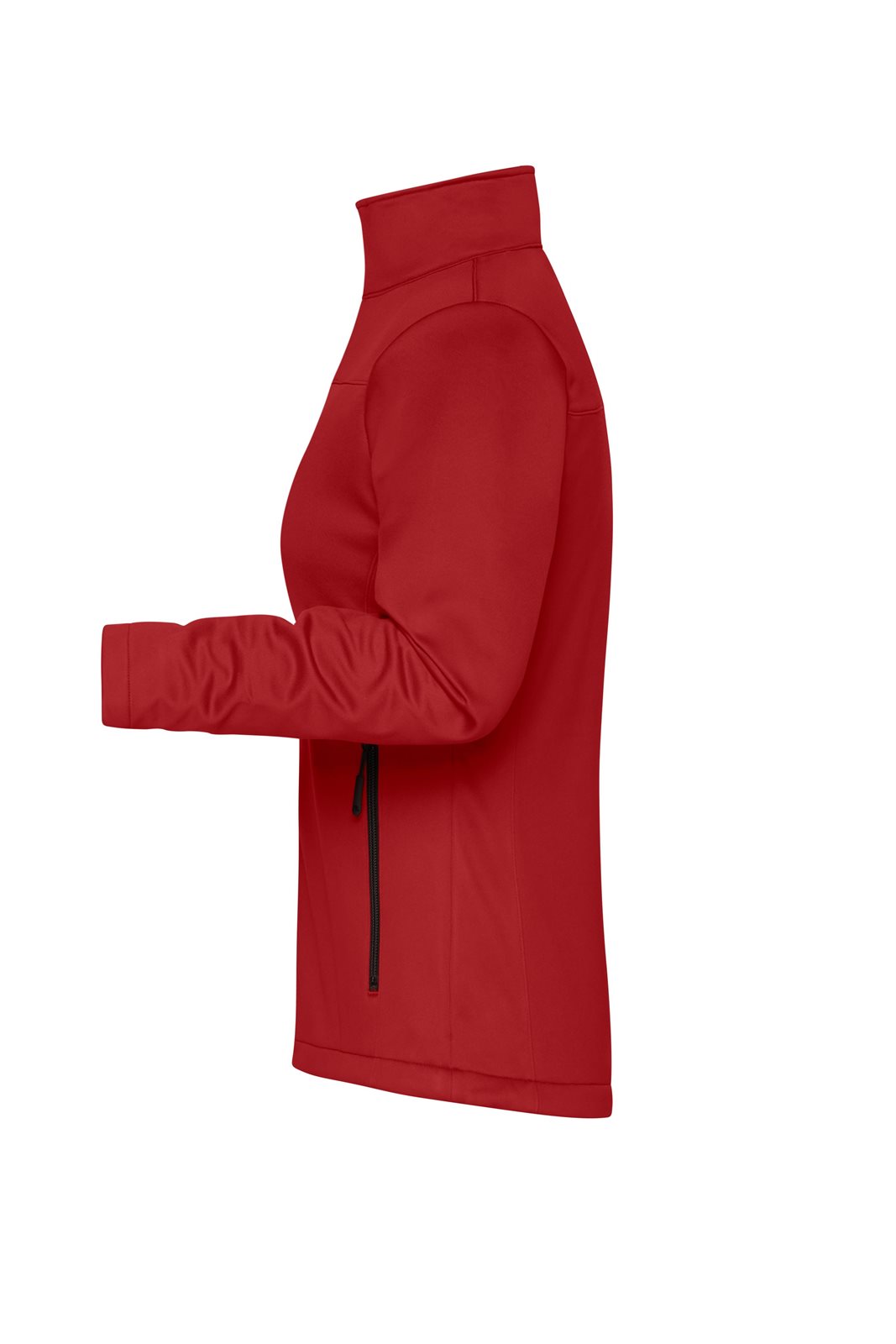 Jacke Damen Rot – Ladies' Softshell Jacket GRS, Detailansicht
