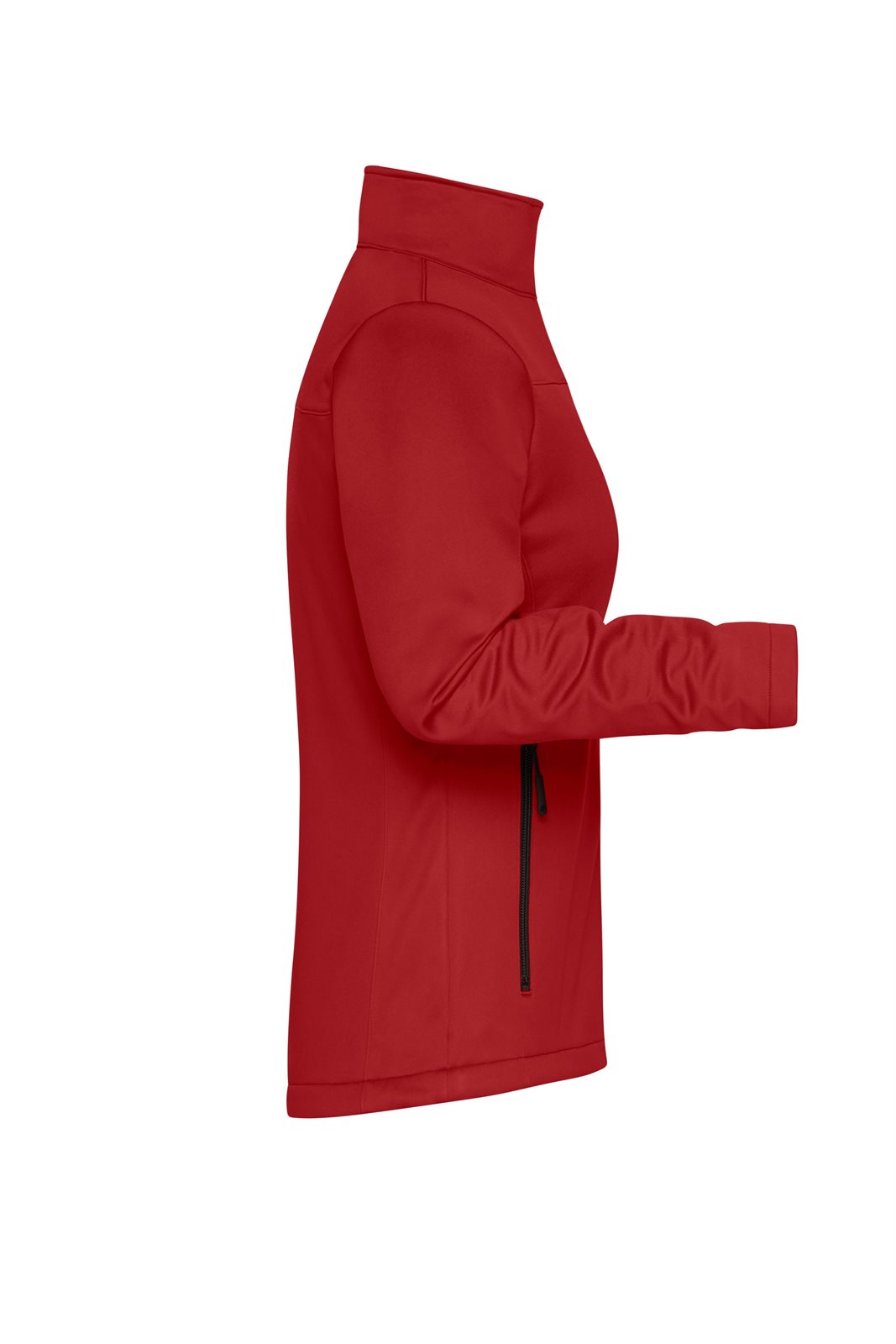 Jacke Damen Rot – Ladies' Softshell Jacket GRS, Detailansicht