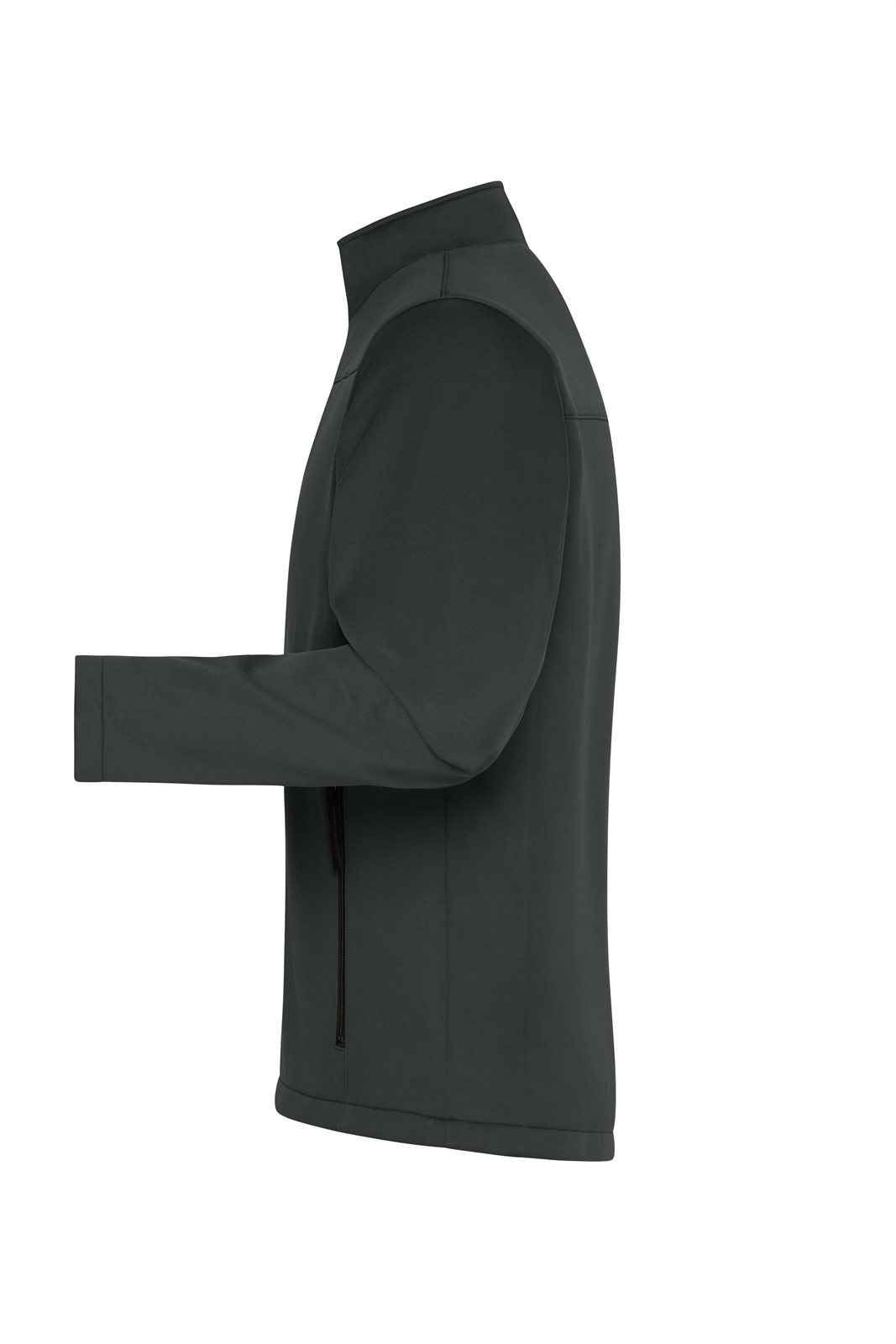 Jacke Herren Grau – Men's Softshell Jacket GRS, Detailansicht