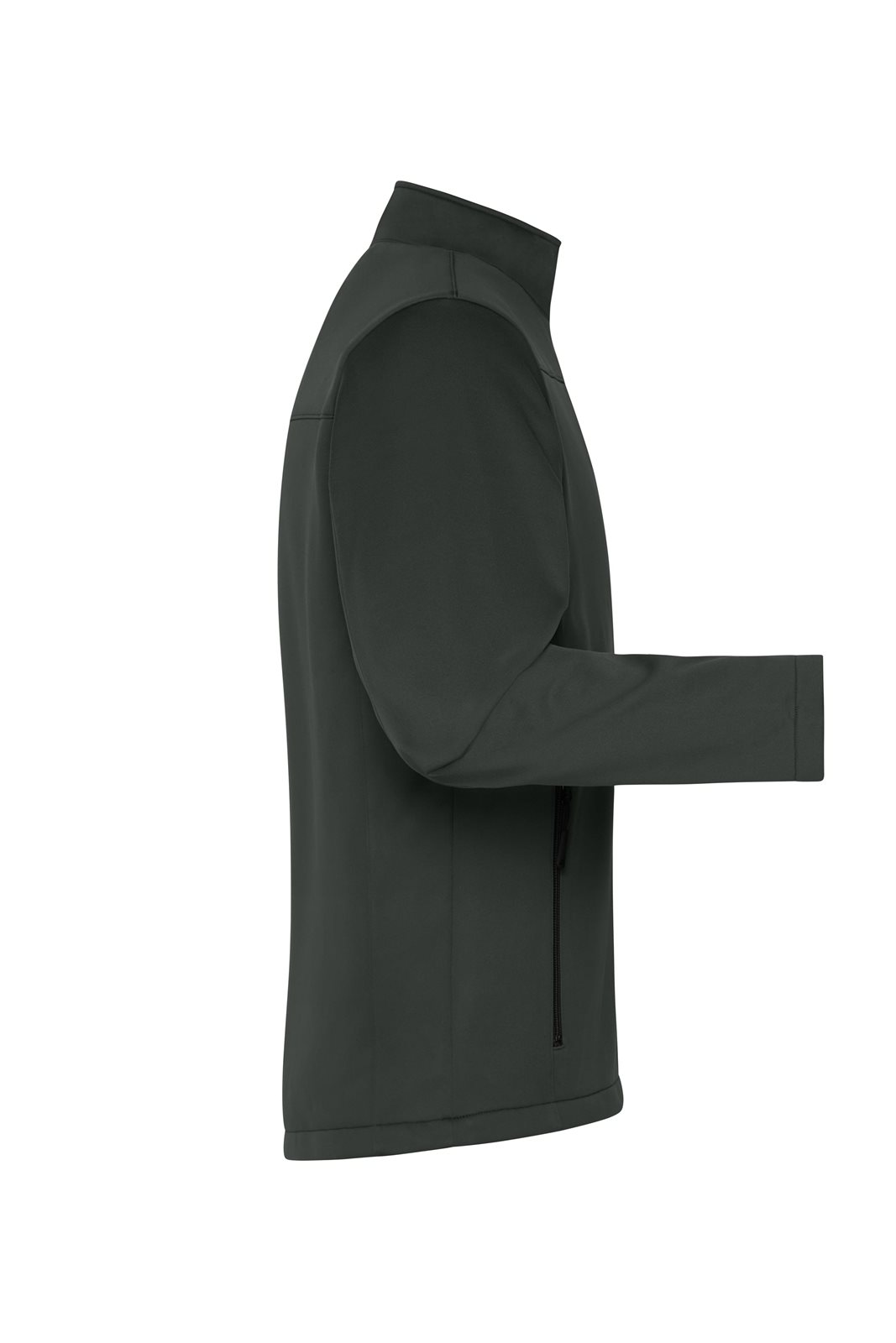 Jacke Herren Grau – Men's Softshell Jacket GRS, Detailansicht