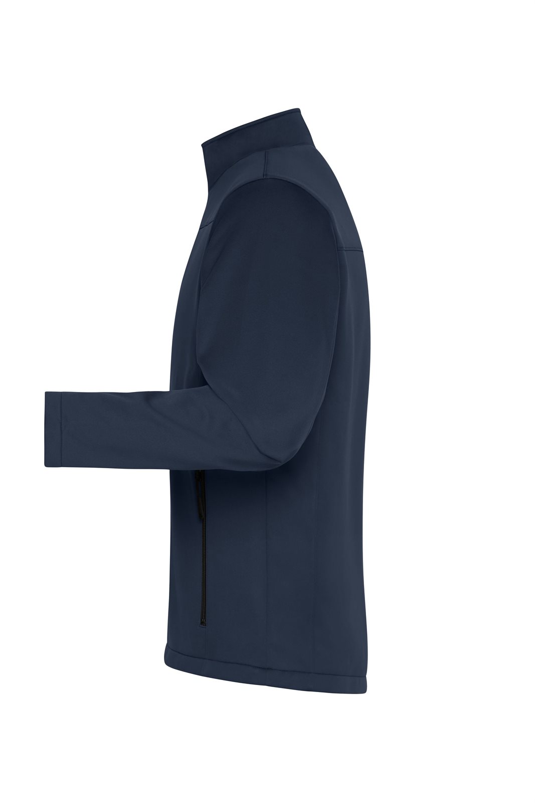 Jacke Herren Blau – Men's Softshell Jacket GRS, Detailansicht