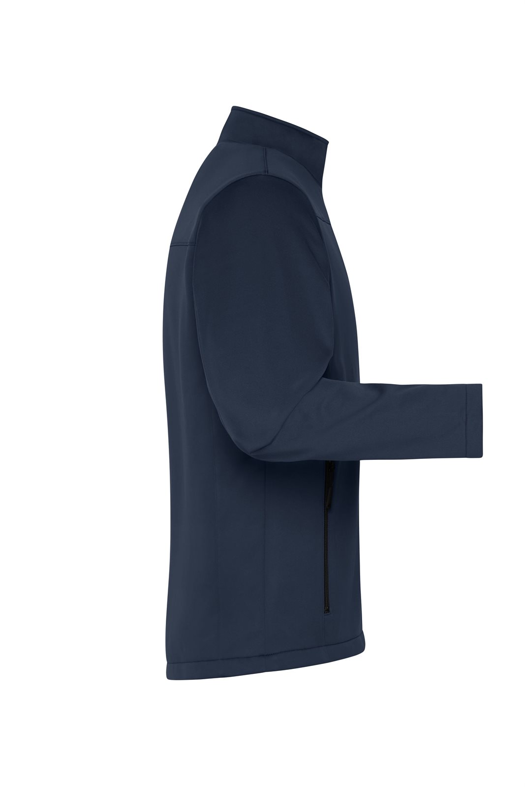 Jacke Herren Blau – Men's Softshell Jacket GRS, Detailansicht
