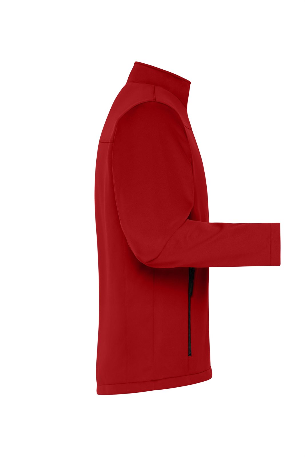 Jacke Herren Rot – Men's Softshell Jacket GRS, Detailansicht