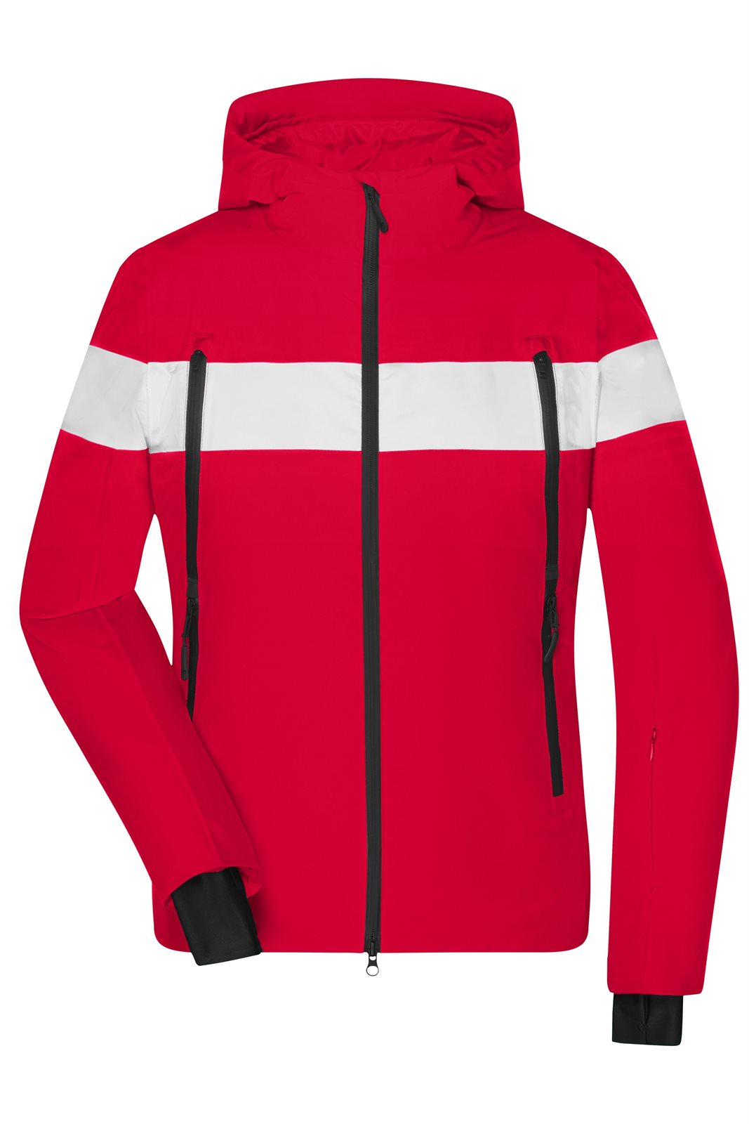 Jacke Damen Weiß/Rot – Ladies' Wintersport Jacket