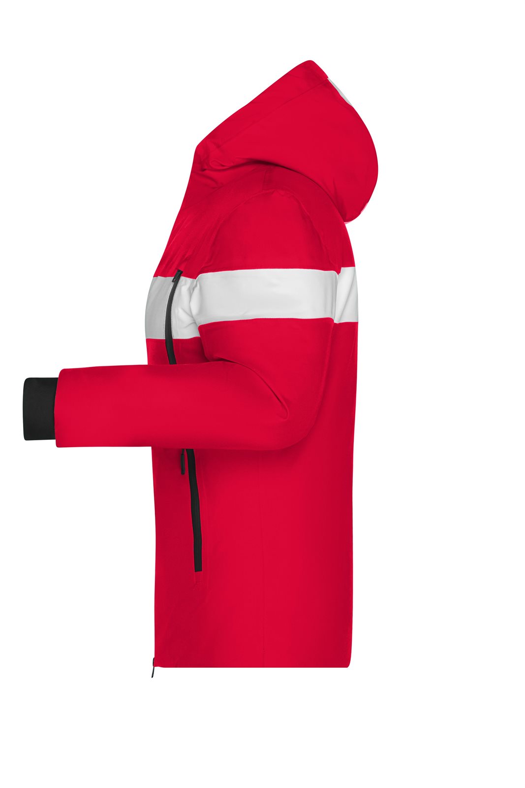 Jacke Damen Weiß/Rot – Ladies' Wintersport Jacket, Detailansicht
