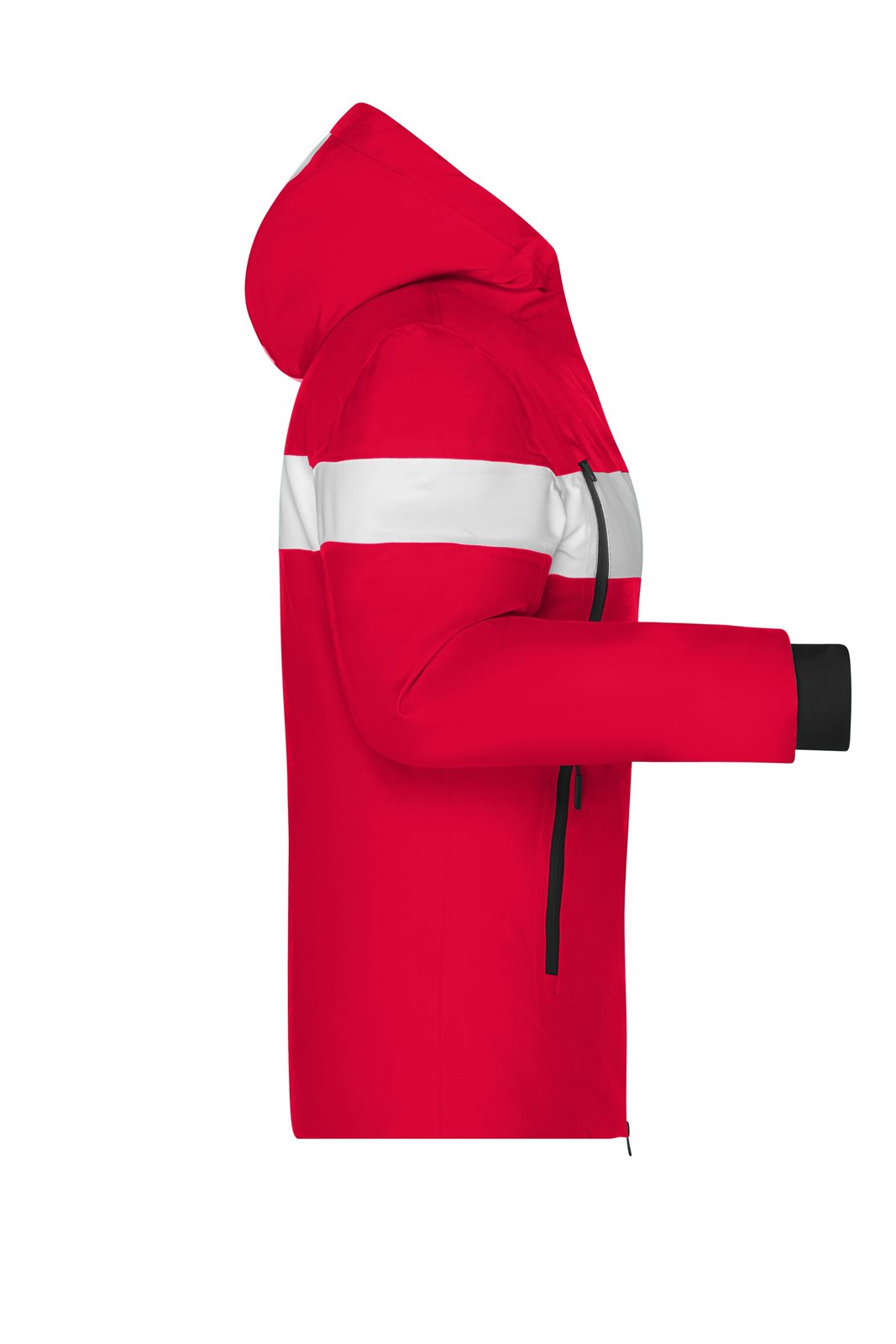 Jacke Damen Weiß/Rot – Ladies' Wintersport Jacket, Detailansicht