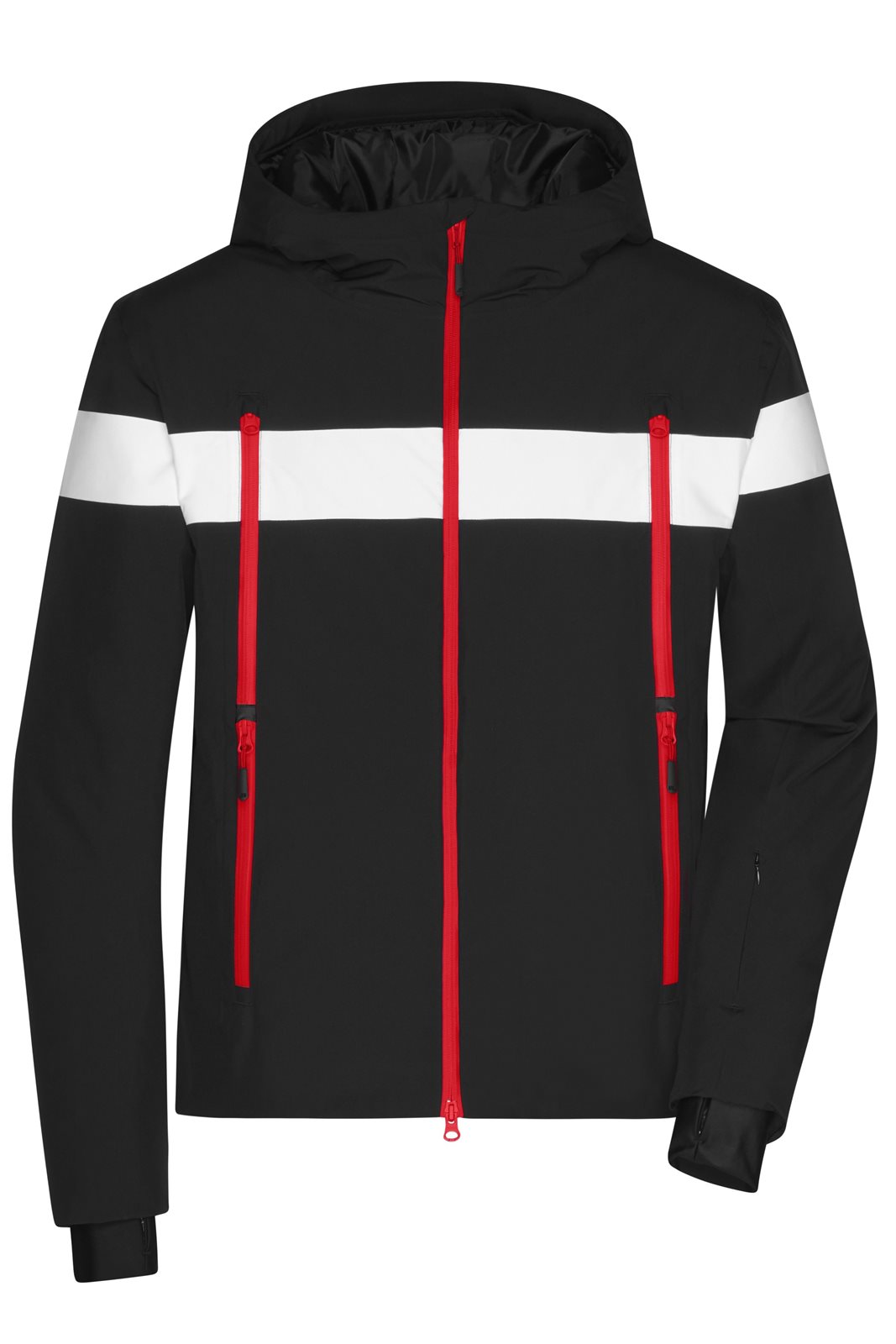 Jacke Herren Weiß/Schwarz – Men's Wintersport Jacket