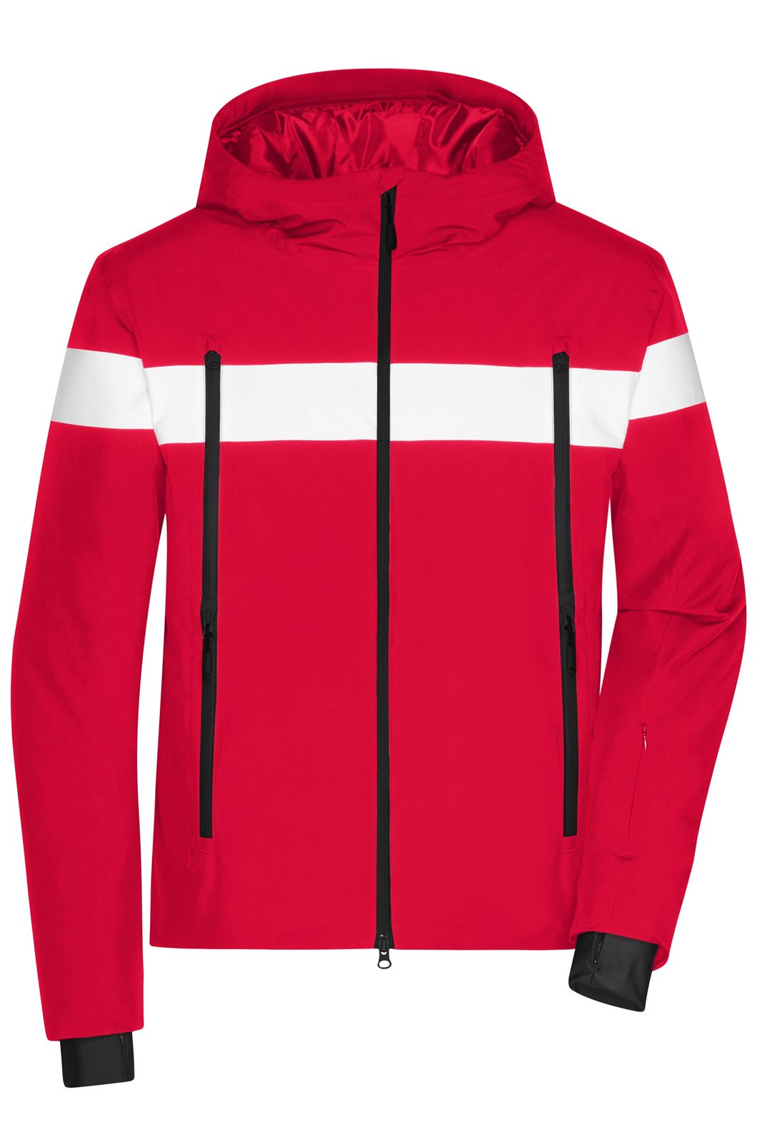 Jacke Herren Weiß/Rot – Men's Wintersport Jacket