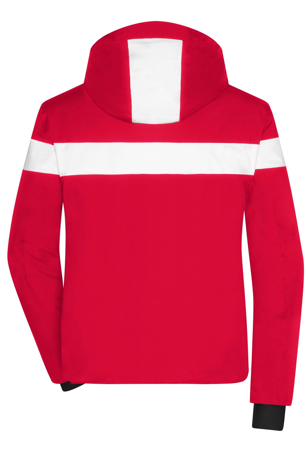 Jacke Herren Weiß/Rot – Men's Wintersport Jacket, Detailansicht