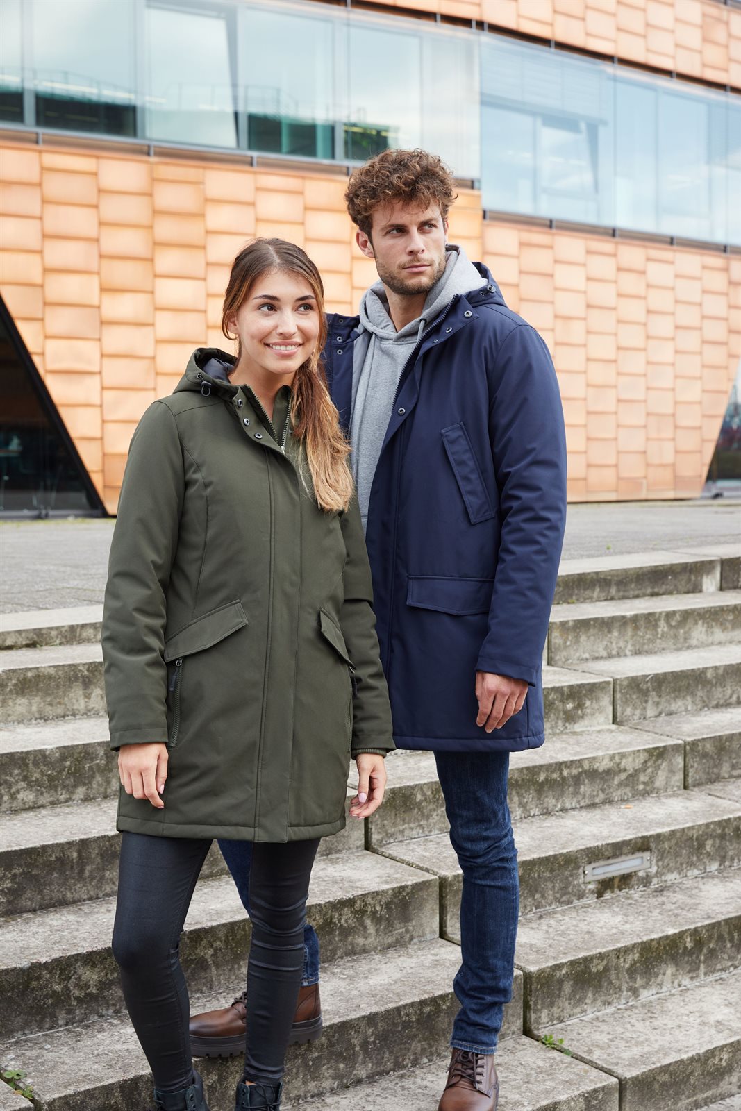 Mantel Damen – Ladies' Business Parka, Detailansicht