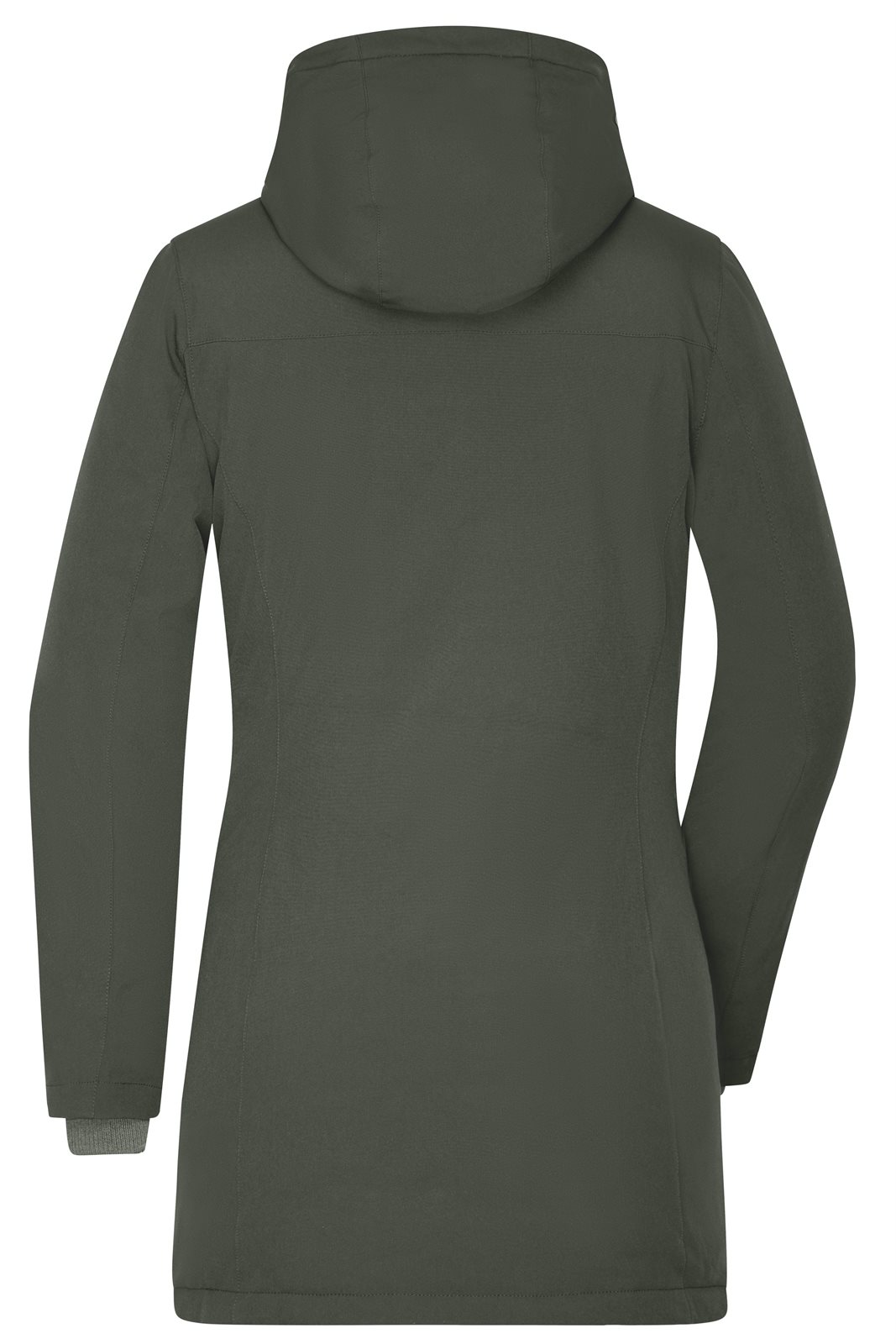Mantel Damen Grün/Oliv – Ladies' Business Parka, Detailansicht