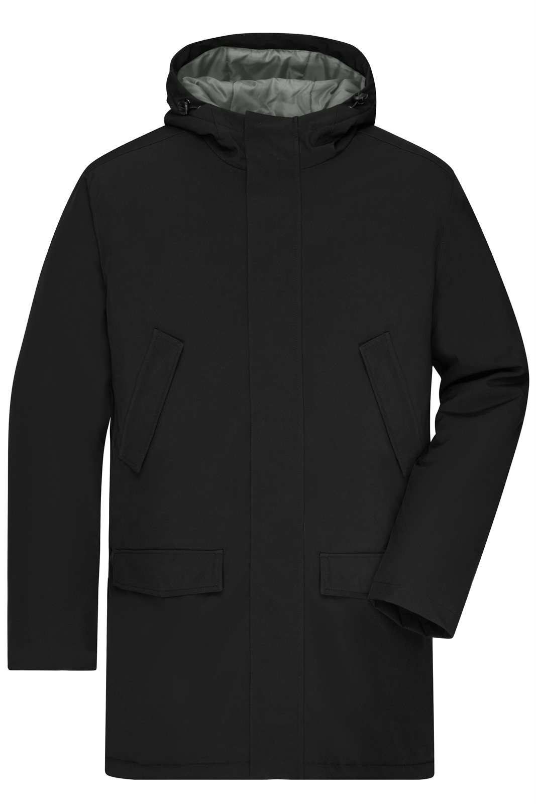 Mantel Herren Schwarz – Men's Business Parka