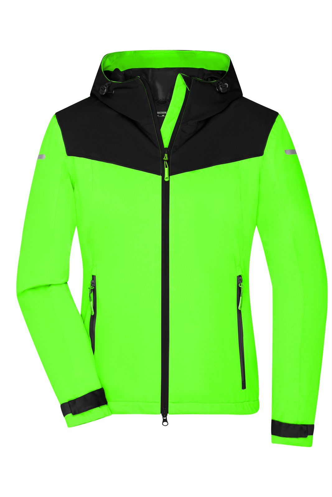 Jacke Damen Schwarz/Grün/Neon – Ladies' Allweather Jacket GRS