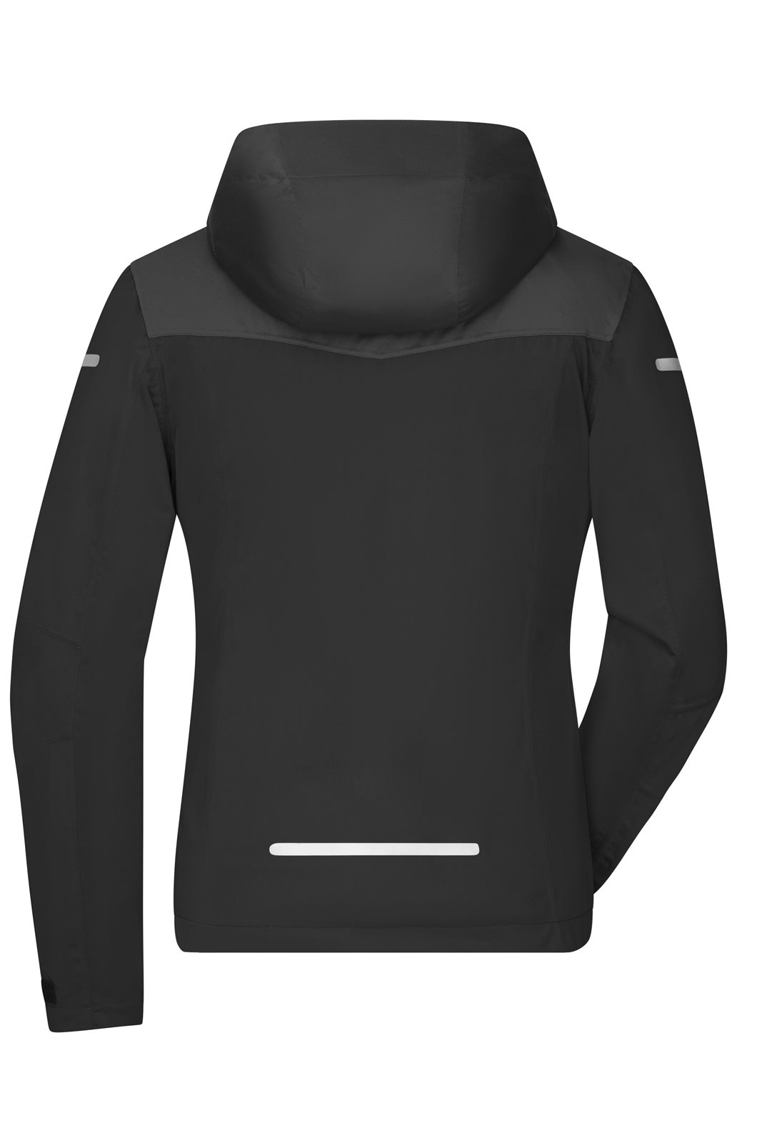 Jacke Damen Schwarz/Grau/Rot – Ladies' Allweather Jacket GRS, Detailansicht
