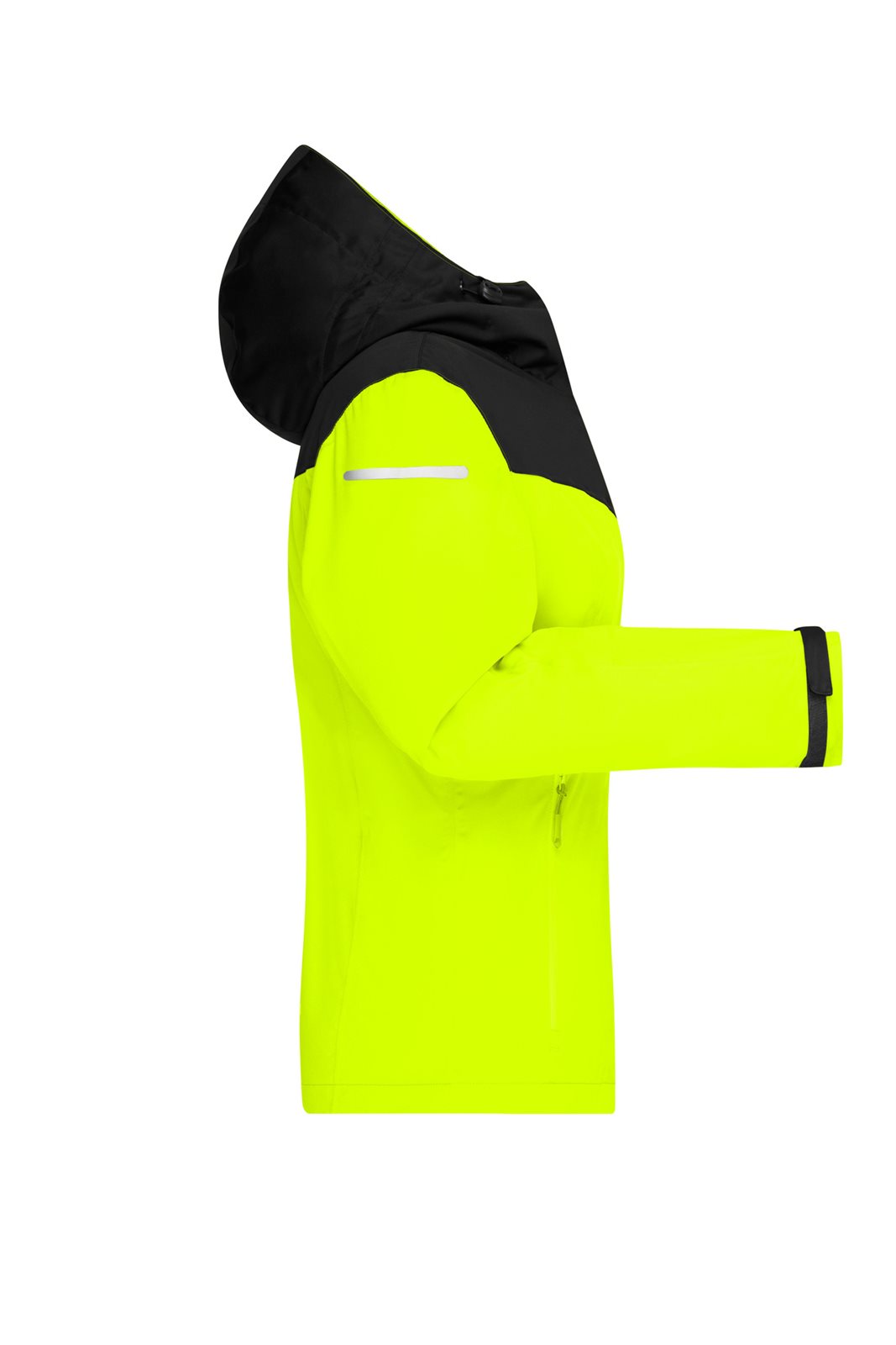 Jacke Damen Gelb/Neon/Schwarz – Ladies' Allweather Jacket GRS, Detailansicht