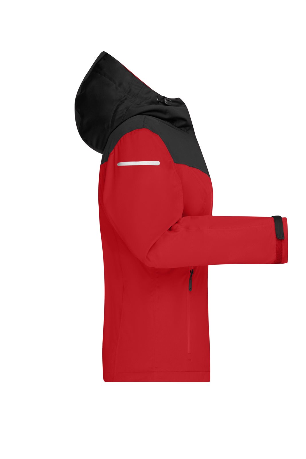 Jacke Damen Rot/Schwarz – Ladies' Allweather Jacket GRS, Detailansicht