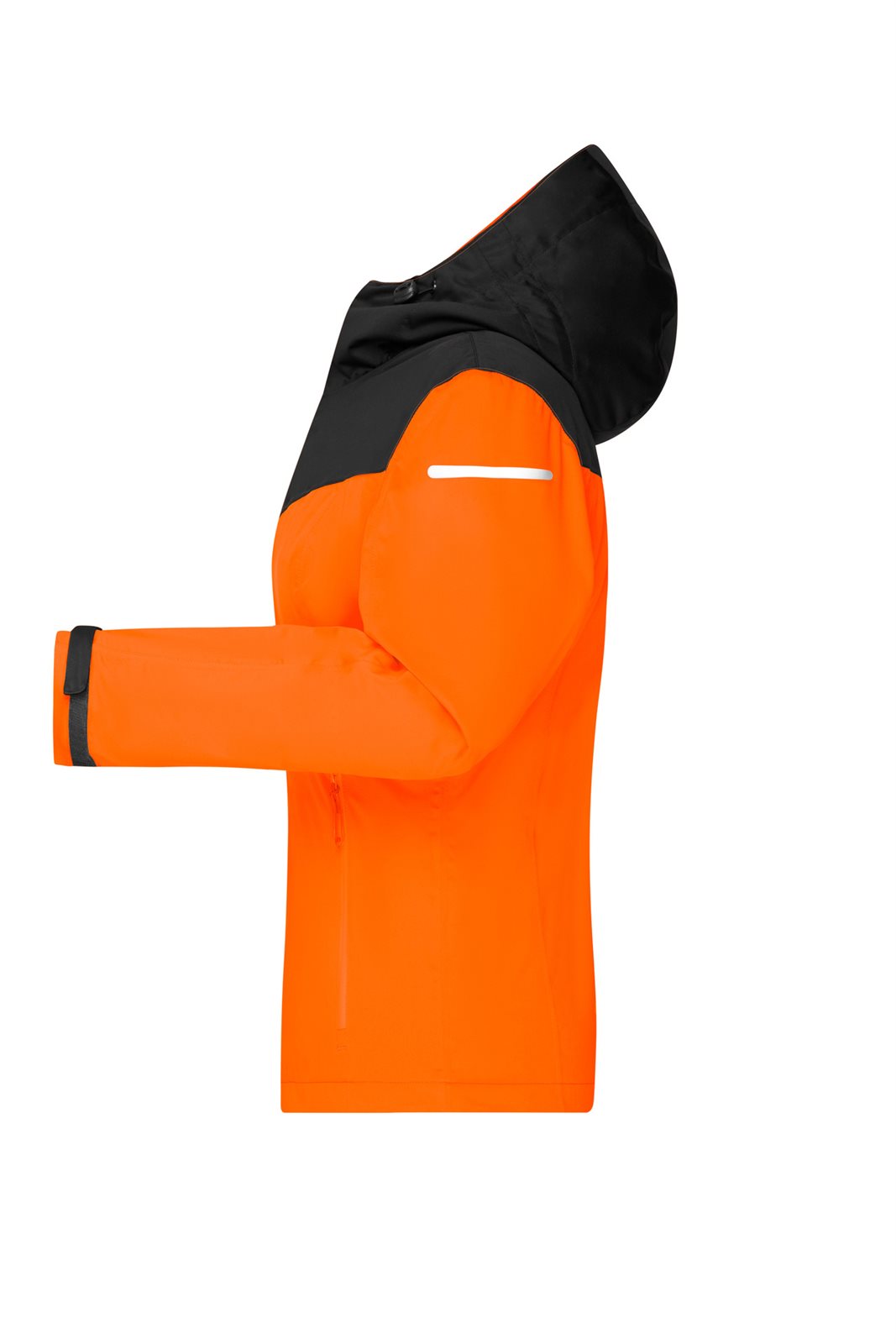 Jacke Damen Orange/Schwarz/Neon – Ladies' Allweather Jacket GRS, Detailansicht