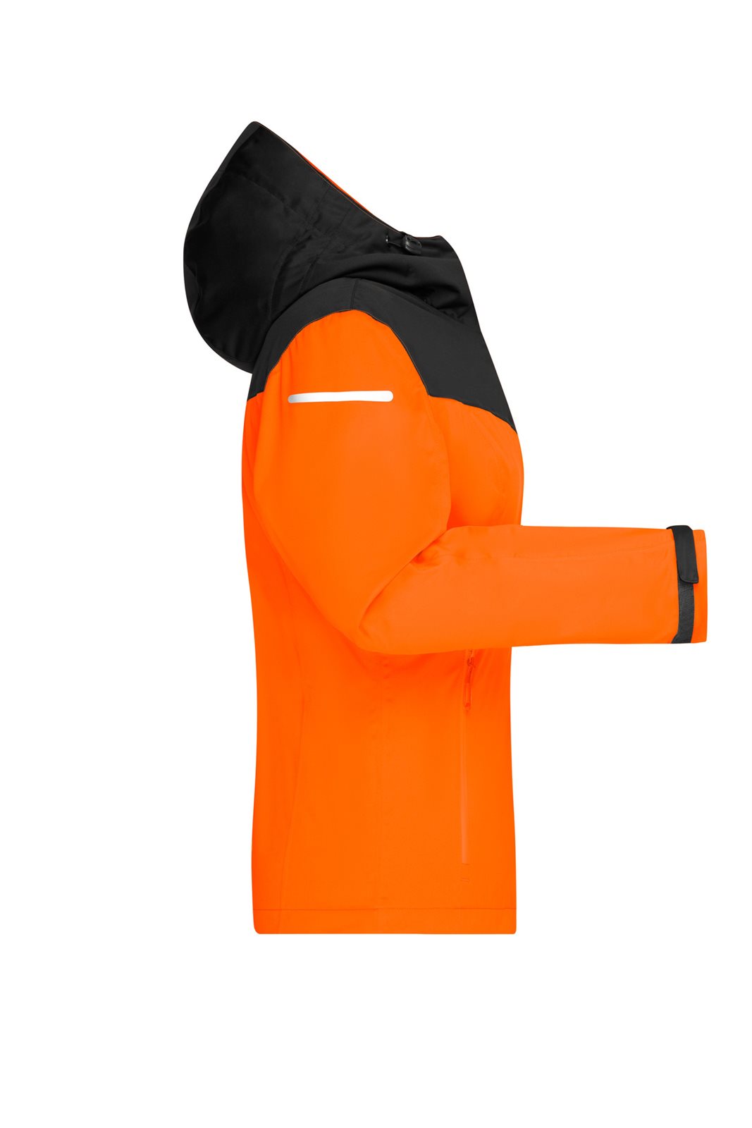 Jacke Damen Orange/Schwarz/Neon – Ladies' Allweather Jacket GRS, Detailansicht