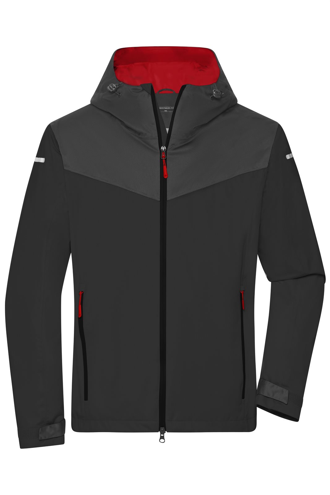Jacke Herren Schwarz/Grau/Rot – Men's Allweather Jacket GRS