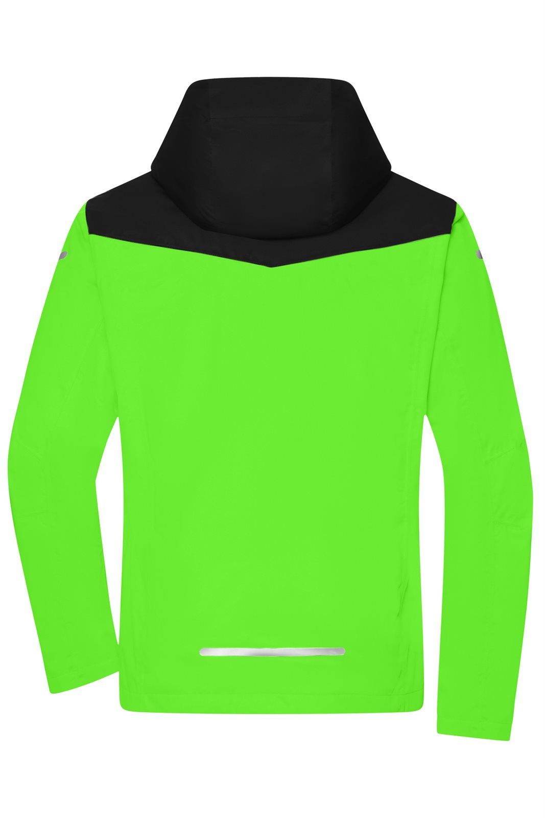 Jacke Herren Schwarz/Grün/Neon – Men's Allweather Jacket GRS, Detailansicht