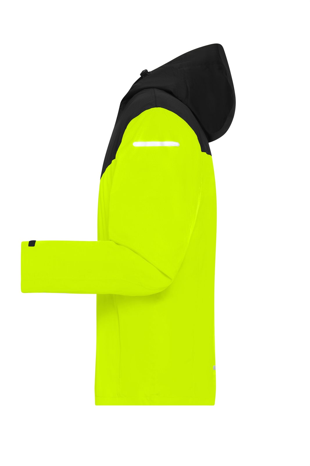 Jacke Herren Gelb/Neon/Schwarz – Men's Allweather Jacket GRS, Detailansicht