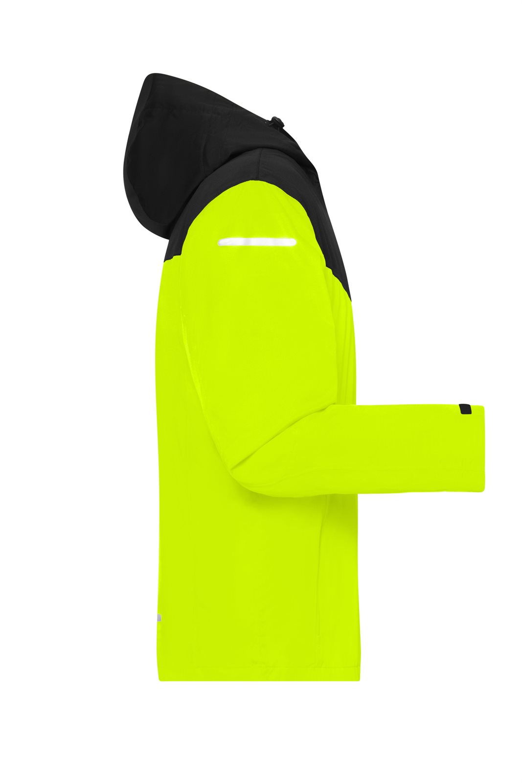 Jacke Herren Gelb/Neon/Schwarz – Men's Allweather Jacket GRS, Detailansicht