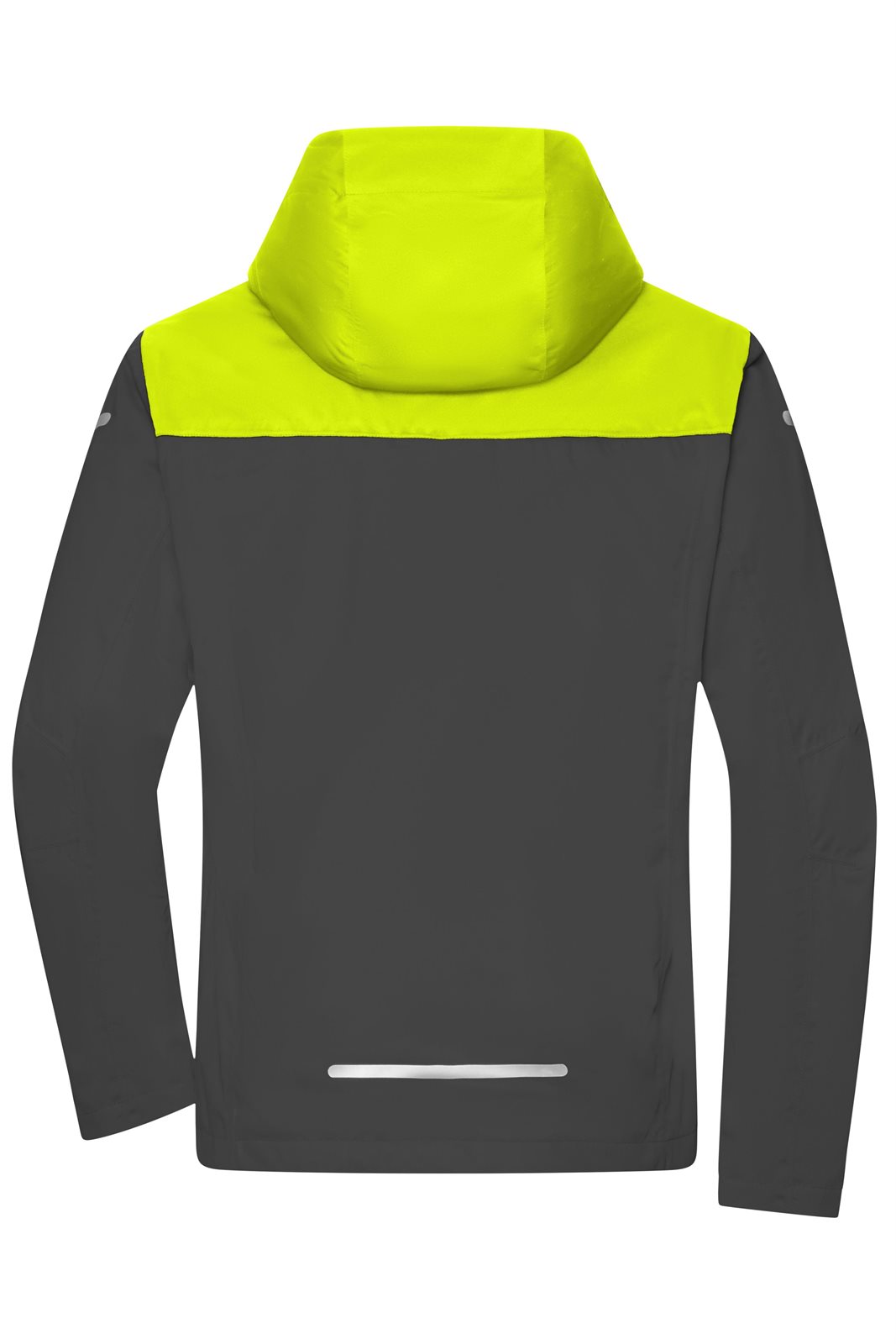 Jacke Herren Grau/Gelb – Men's Allweather Jacket GRS, Detailansicht