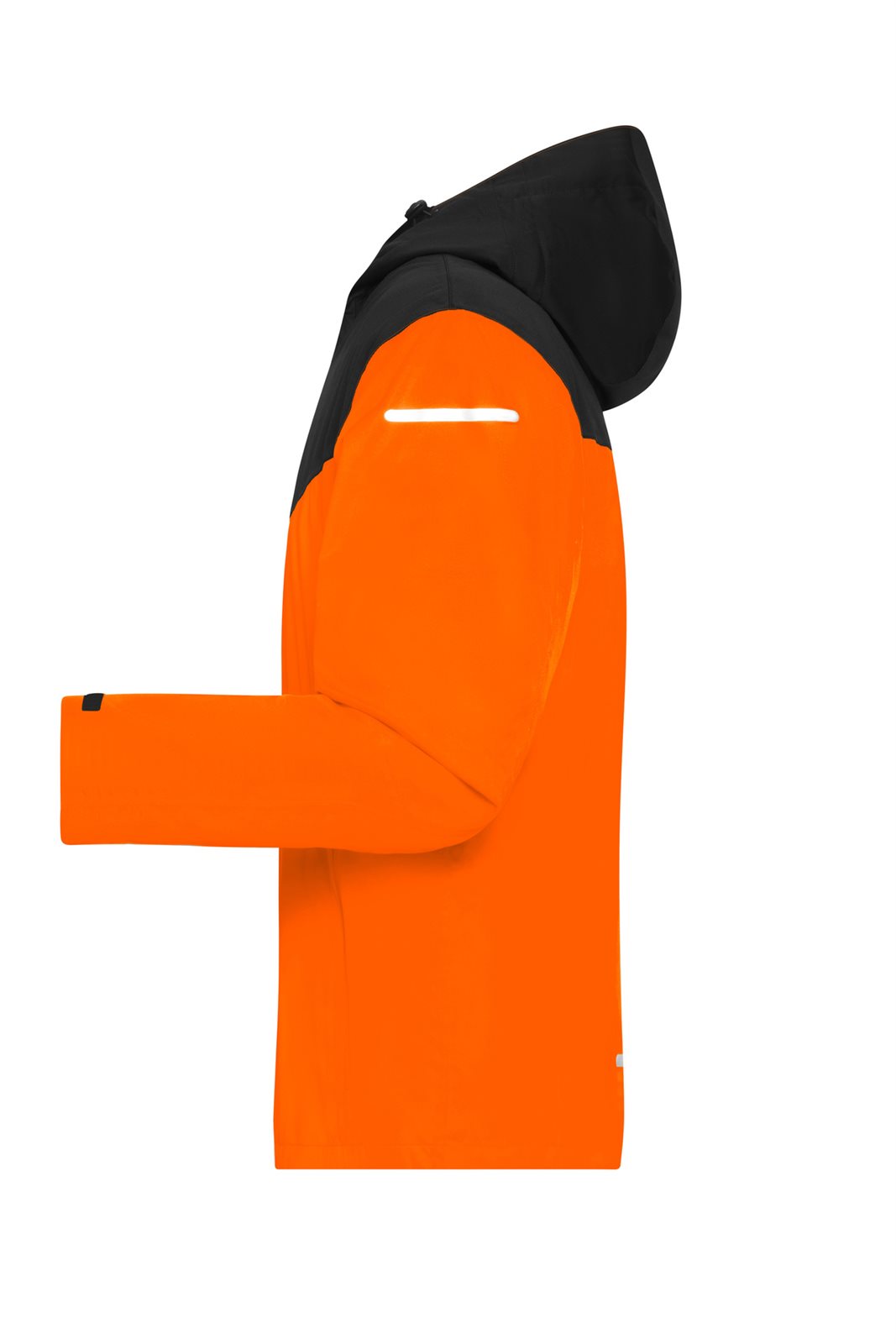 Jacke Herren Orange/Schwarz/Neon – Men's Allweather Jacket GRS, Detailansicht