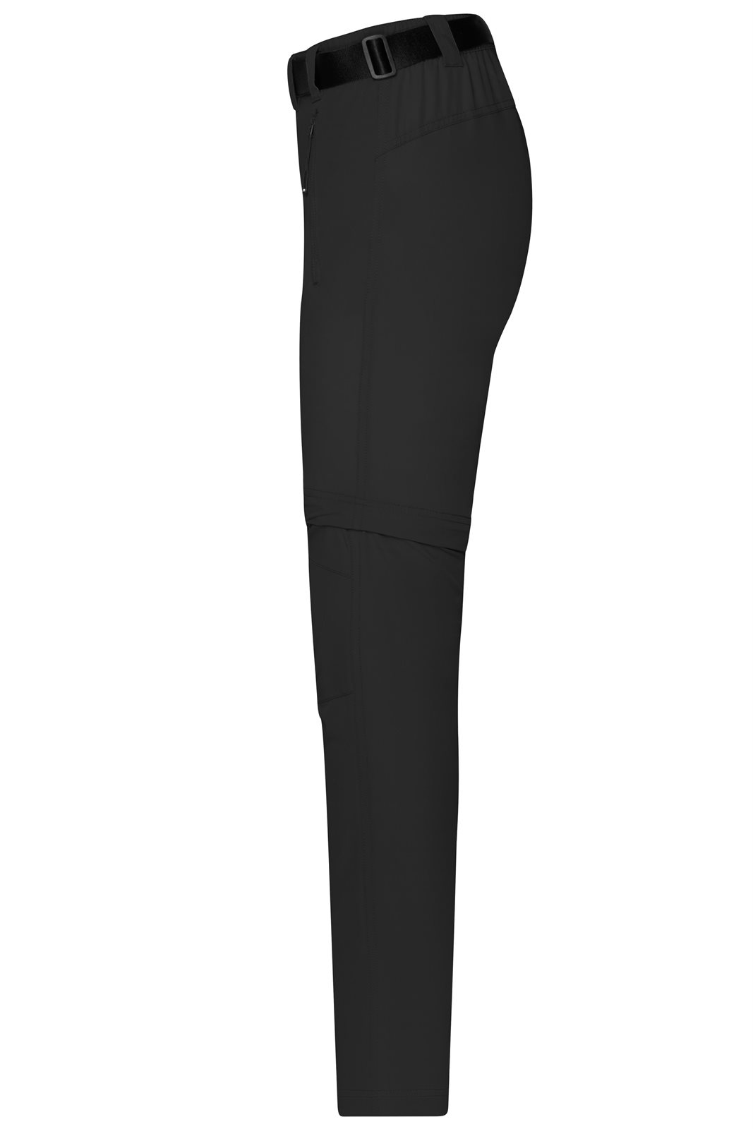 Hose Damen Schwarz – Ladies' Zip-Off Trekking Pants, Detailansicht