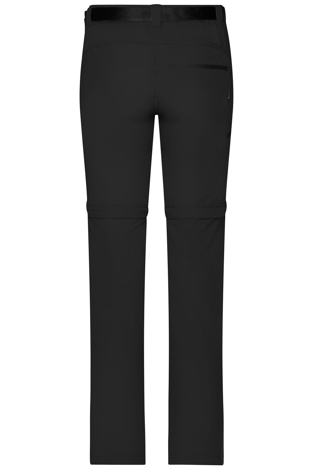 Hose Damen Schwarz – Ladies' Zip-Off Trekking Pants, Detailansicht