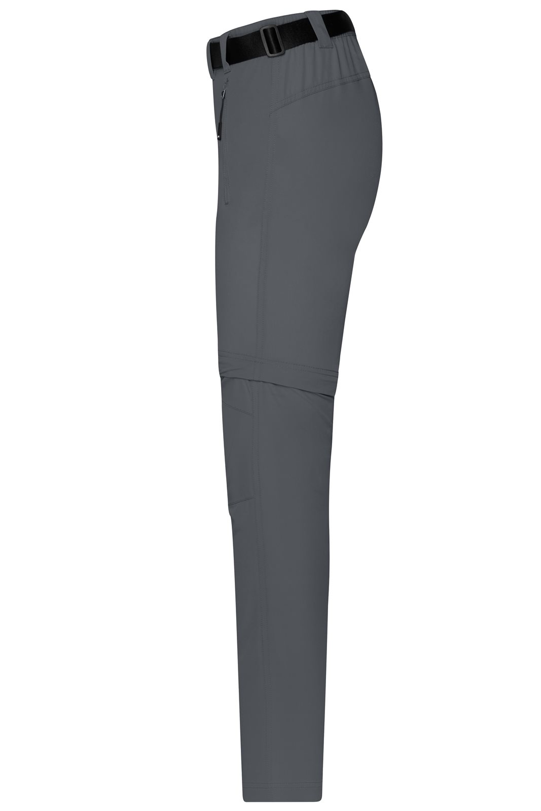 Hose Damen Grau – Ladies' Zip-Off Trekking Pants, Detailansicht
