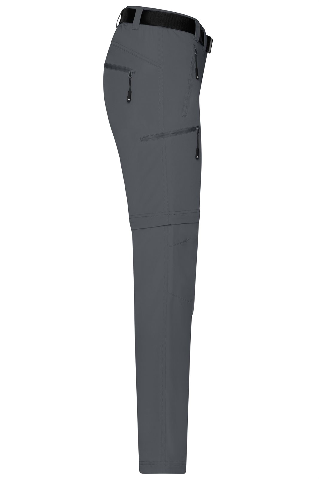 Hose Damen Grau – Ladies' Zip-Off Trekking Pants, Detailansicht