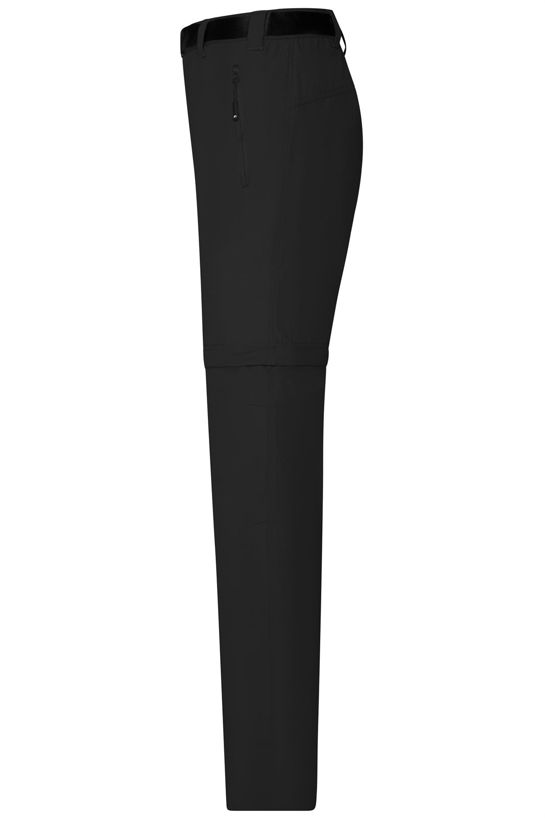 Hose Herren Schwarz – Men's Zip-Off Trekking Pants, Detailansicht