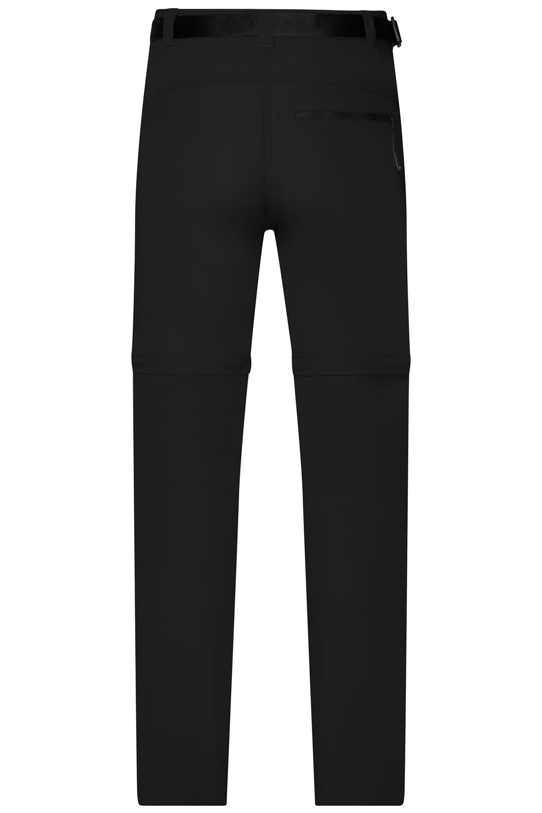 Hose Herren Schwarz – Men's Zip-Off Trekking Pants, Detailansicht