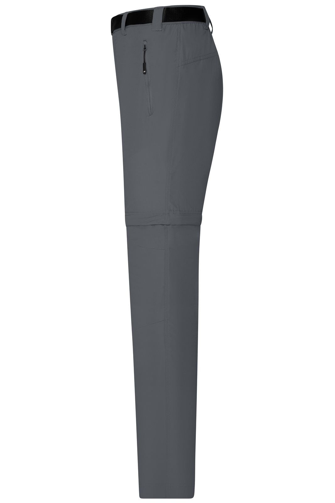 Hose Herren Grau – Men's Zip-Off Trekking Pants, Detailansicht