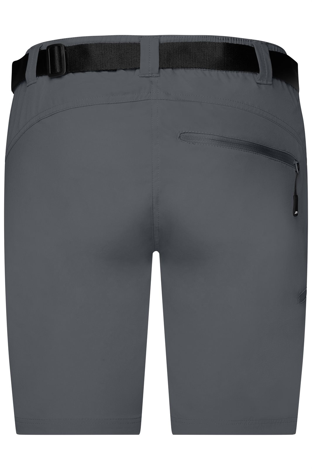 Hose Damen Grau – Ladies' Trekking Shorts, Detailansicht