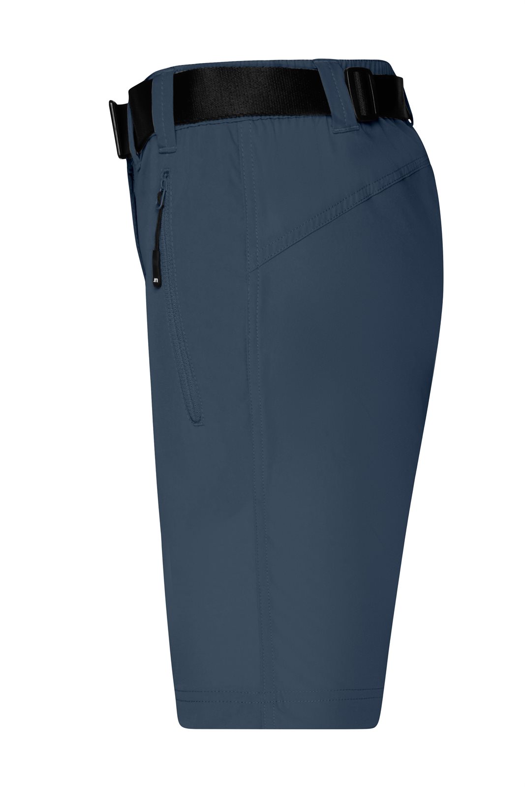 Hose Damen Blau – Ladies' Trekking Shorts, Detailansicht