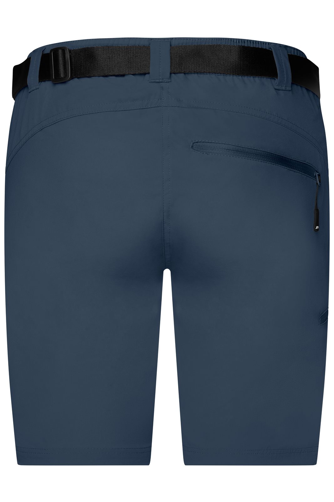 Hose Damen Blau – Ladies' Trekking Shorts, Detailansicht