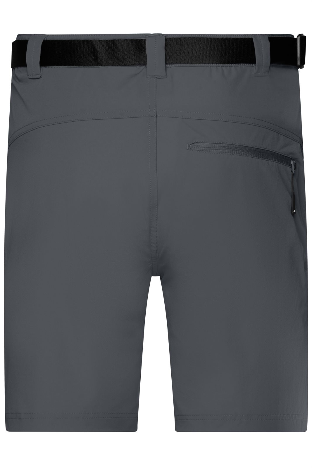 Hose Herren Grau – Men's Trekking Shorts, Detailansicht