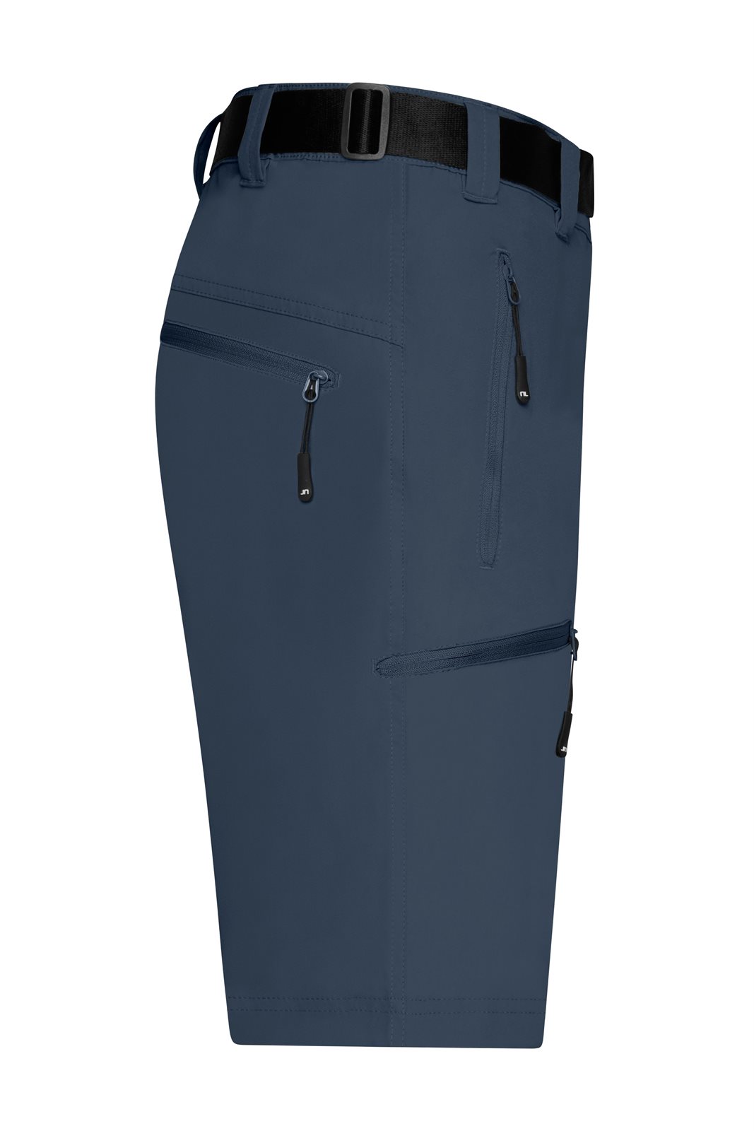 Hose Herren Blau – Men's Trekking Shorts, Detailansicht