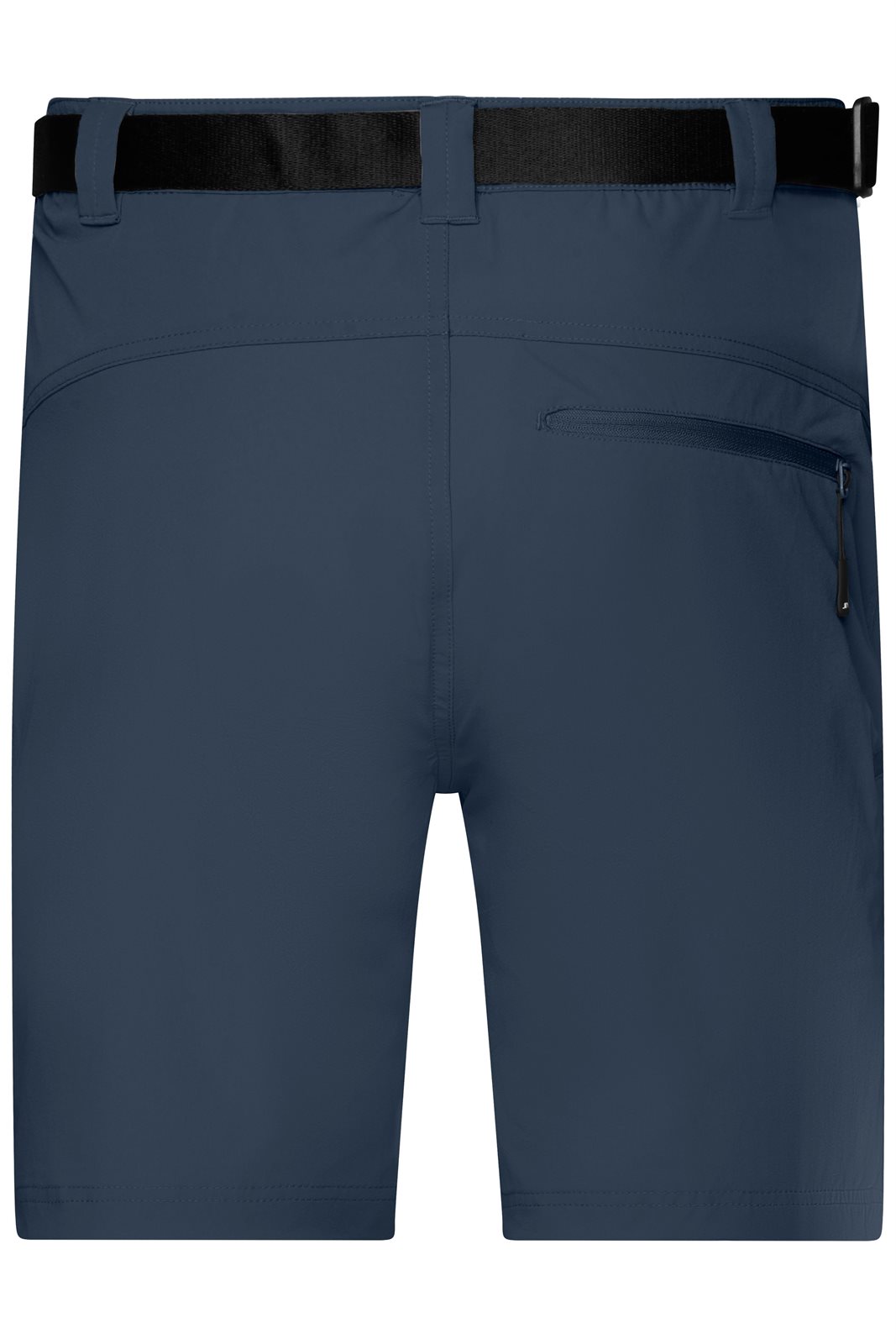 Hose Herren Blau – Men's Trekking Shorts, Detailansicht