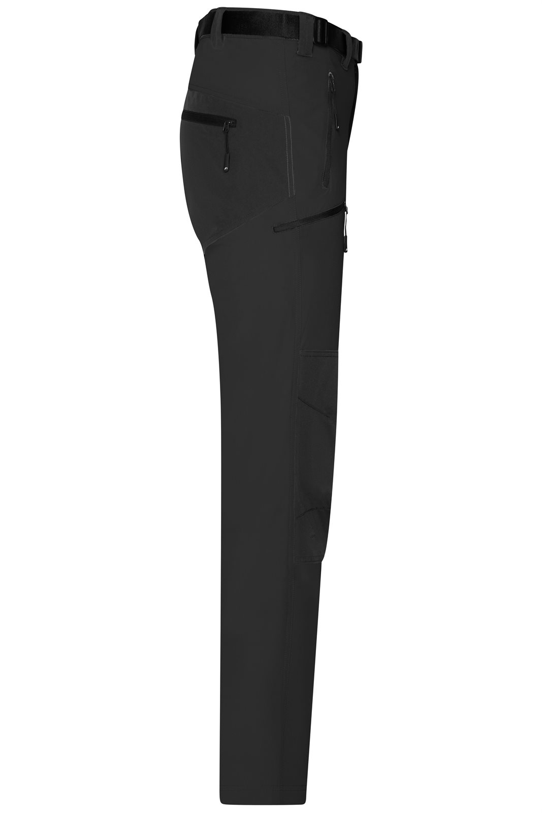 Hose Herren Schwarz – Men's Trekking Pants, Detailansicht