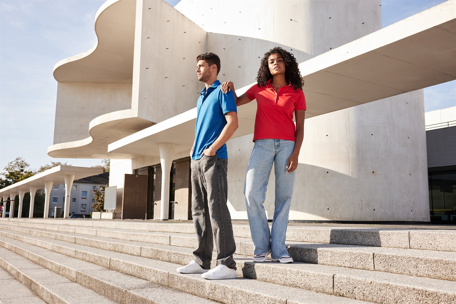 Poloshirt Damen – Ladies' Mercerised Polo, Detailansicht