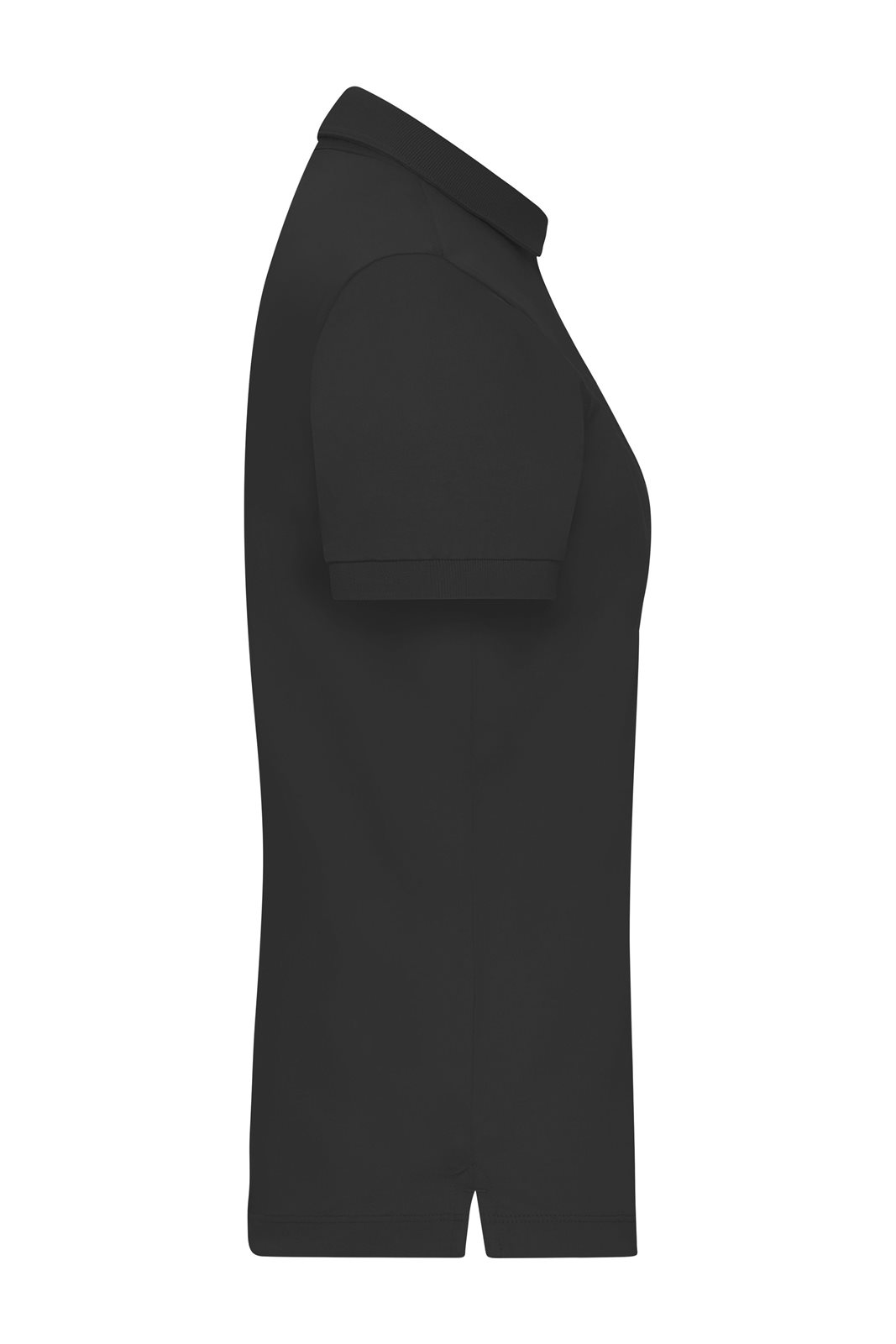 Poloshirt Damen Schwarz – Ladies' Mercerised Polo, Detailansicht
