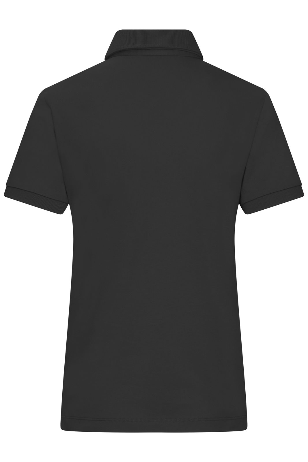 Poloshirt Damen Schwarz – Ladies' Mercerised Polo, Detailansicht
