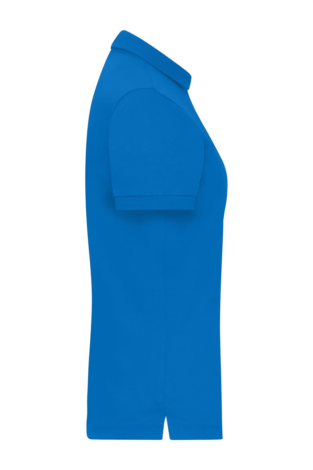 Poloshirt Damen Blau – Ladies' Mercerised Polo, Detailansicht
